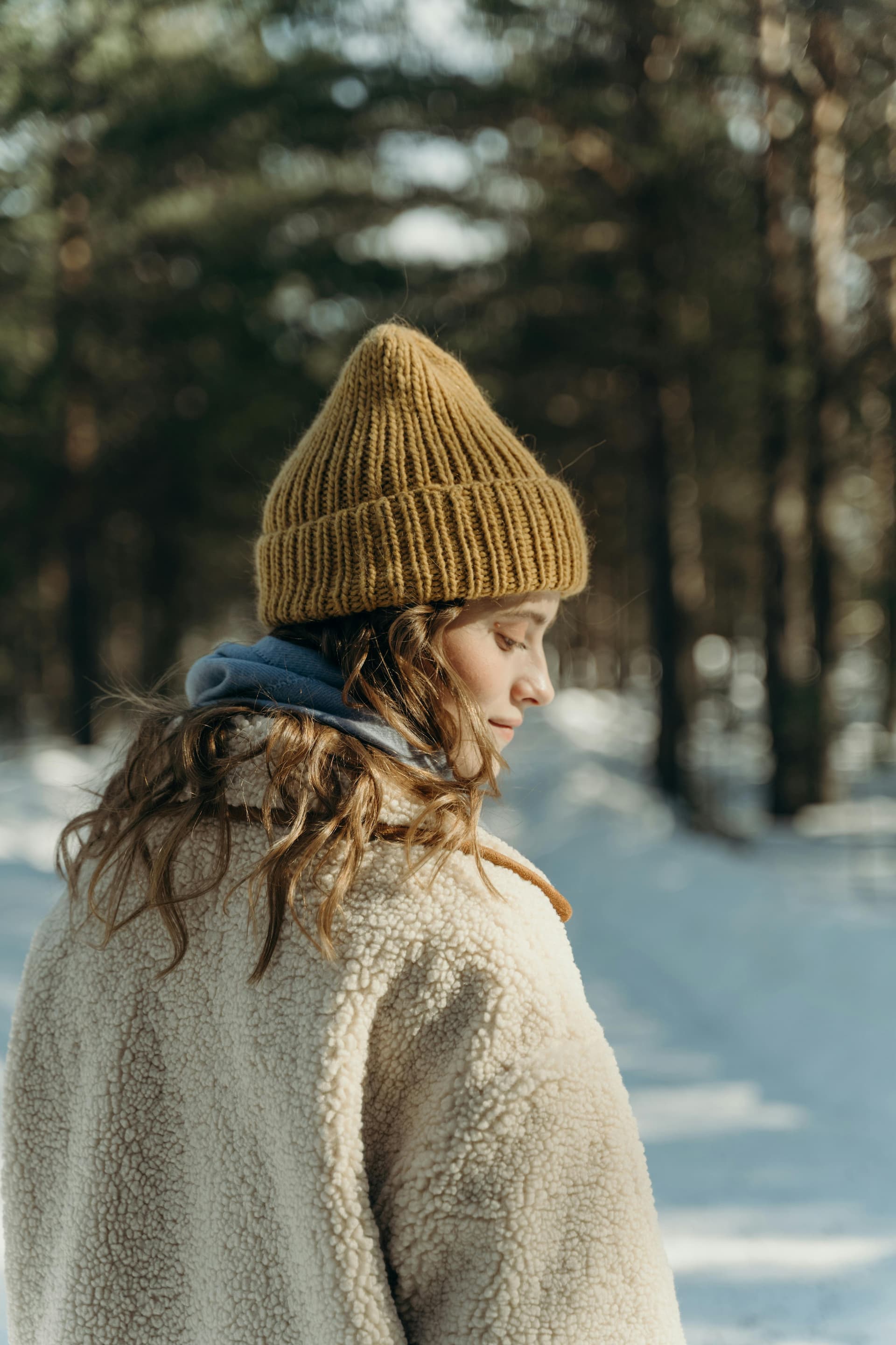 데이 소프트 헤어리 비니 모델컷